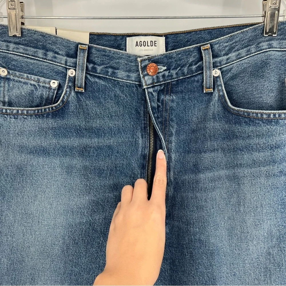 AGOLDE Vintage Flare Dark Wash High Rise Classic Denim Jeans in Absolute 32 NWT
